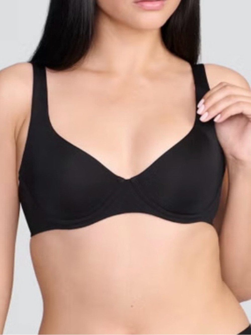 cuup the scoop bra black